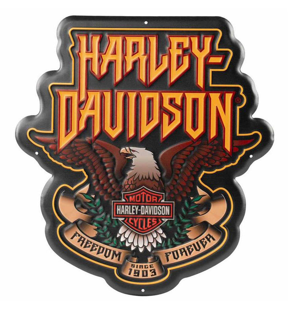 Harley-Davidson Hard Rock Eagle Metal Sign
