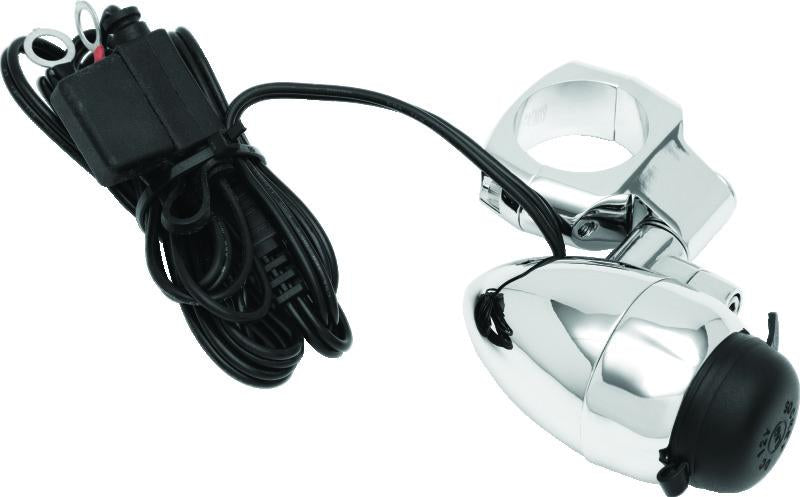 Kuryakyn Electrical Power Point With 1-1/4 inch Bar Mount Chrome