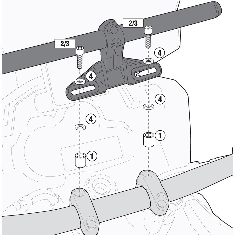 GIVI MOUNT KIT FOR S900A/S901A 04