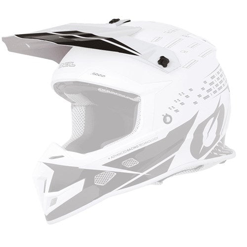 ONEAL 20 5SRS TRACE R/MENT PEAK BLK/WHT ADLT