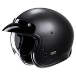 HJC V31 Helmet - Semi-Open Face – XS Semi-Flat Black