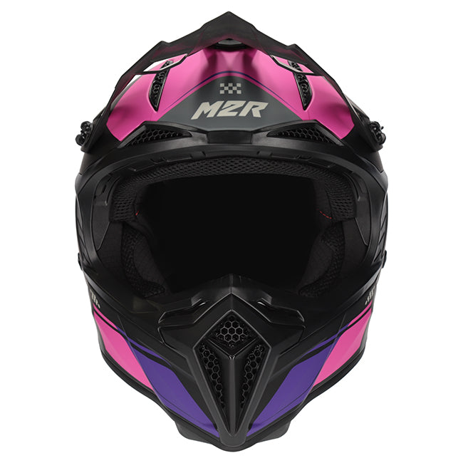 M2R X2.1 Helmet - Pulse PC-7-MX/Off-Road – XS Pink/Purple/Black