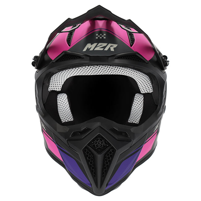 M2R X2.1 Youth Helmet - YS - Pulse PC-7-MX/Off-Road – YS Pink/Purple/Black