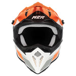 M2R X2.1 Youth Helmet - YL - Pulse PC-8F-MX/Off-Road – YL Orange/Whilte/Silver