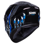 SMK Stellar Helmet - Taotei GL265-Full Face – XS Black/Grey/Blue