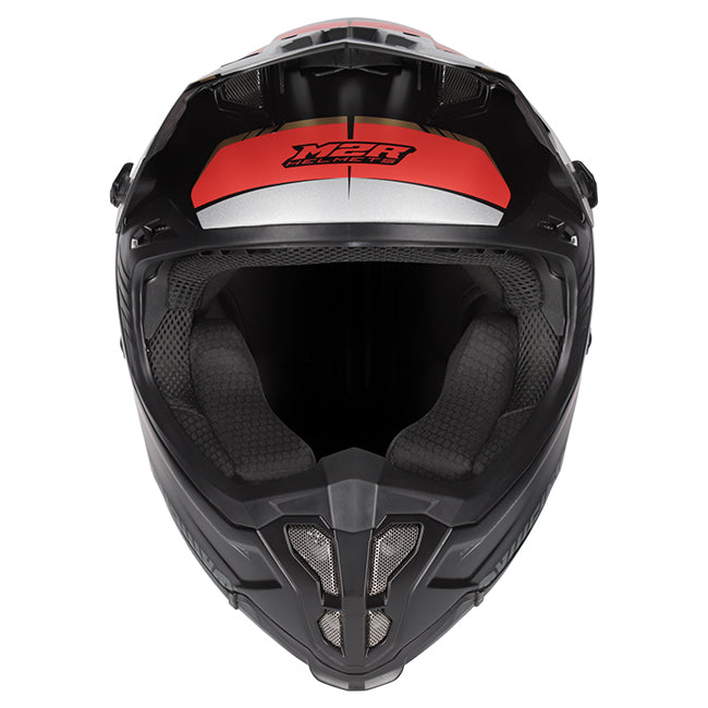 M2R X4 Evo Helmet - Paradigm PC-1F-MX/Off-Road – XS Red