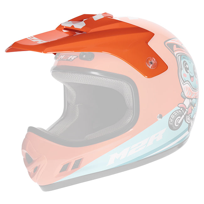Spare Part - M2R MX2 Junior Helmet Peak - Speed Racer Dino PC