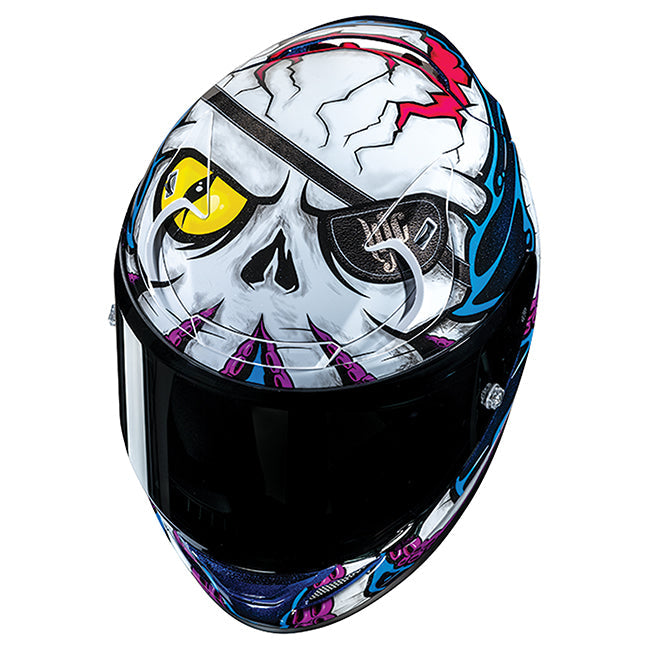 HJC RPHA 12 Helmet - Kraken MC-28-Full Face – XS Blue/Purple