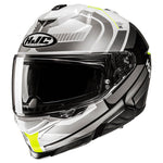 HJC i71 Helmet - Viz MC-3H - White/Grey/Hi