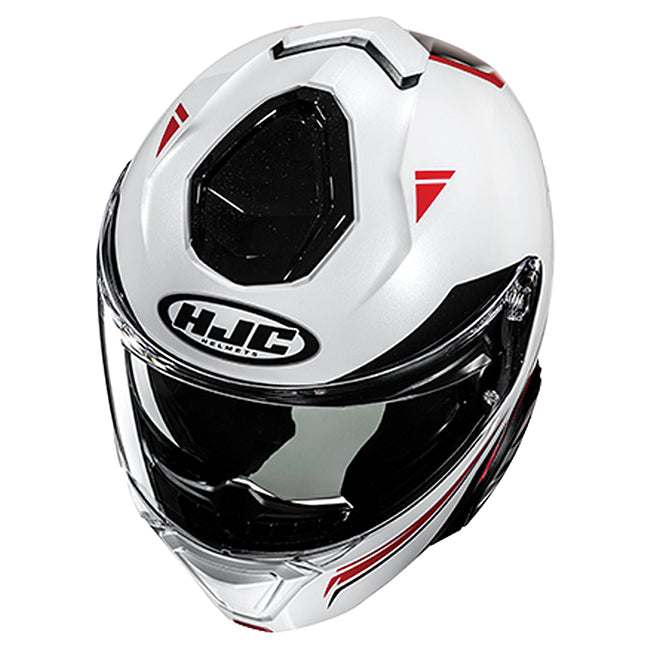 HJC i91 Helmet - Tricus MC-1-Modular – XS White/Red