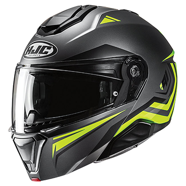 HJC i91 Helmet - Tricus MC-3HSF - Black/Hi