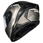 SMK Stellar Helmet - Adox MA266-Full Face – XS Matte Black/Grey