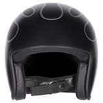 M2R Prime Helmet - Flamed PC-5-Open Face – XS Black/Silver