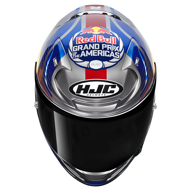 HJC RPHA 12 Helmet - Red Bull Austin MC-21-Full Face – 2XS White/Red/Blue