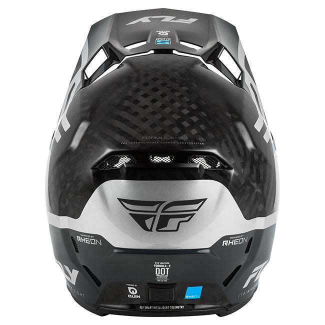 Fly Racing Formula S Helmet - Byte-MX/Off-Road – YL Black/Grey/Silver