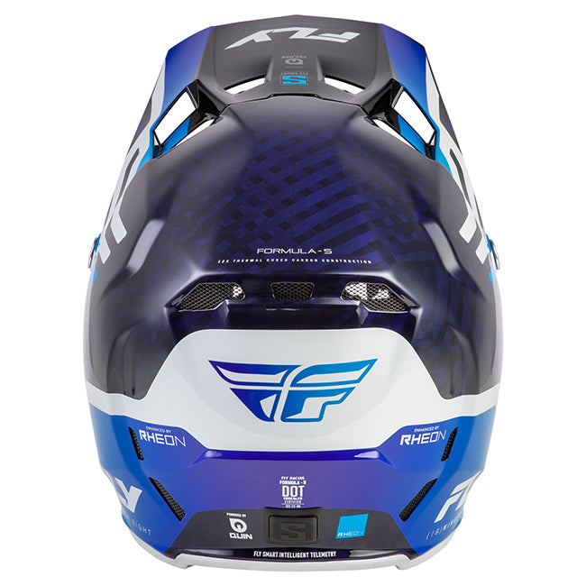 Fly Racing Formula S Helmet - Byte-MX/Off-Road – YL Blue/White