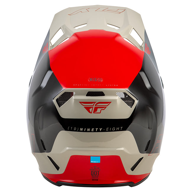 Fly Racing Formula CC Helmet - Glide-MX/Off-Road – YL Black/Red/Grey