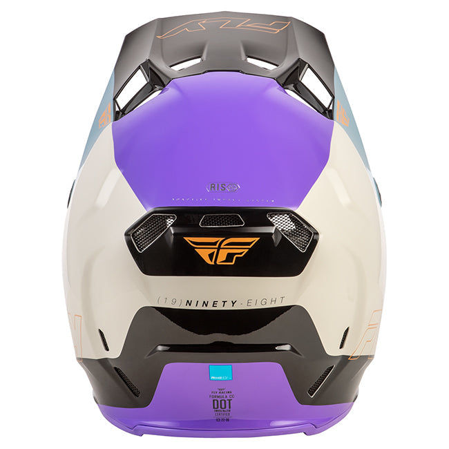 Fly Racing Formula CC Helmet - Glide-MX/Off-Road – YL Purple/Stone/Black