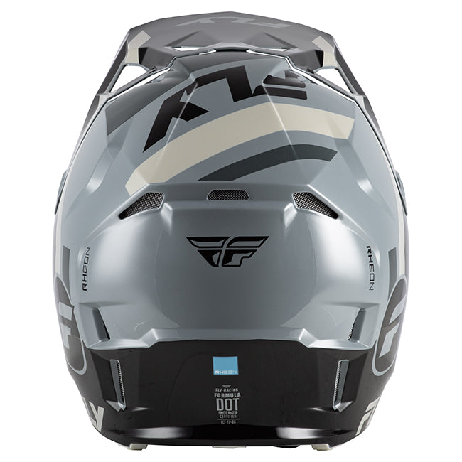 Fly Racing Formula CP Helmet - Seal-MX/Off-Road – YL Black/Grey/Light Grey