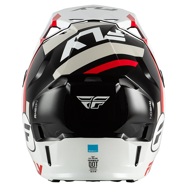 Fly Racing Formula CP Helmet - Seal-MX/Off-Road – YL White/Black/Red