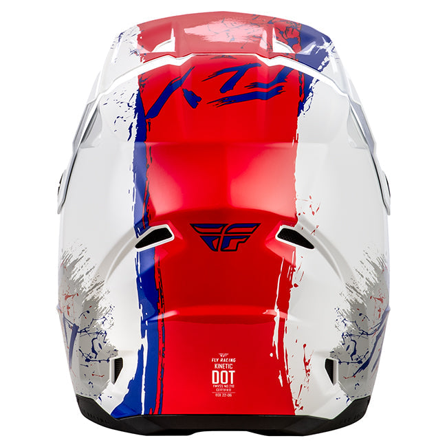 Fly Racing Kinetic Helmet 2026 - Drip-MX/Off-Road – YS Red/White/Blue