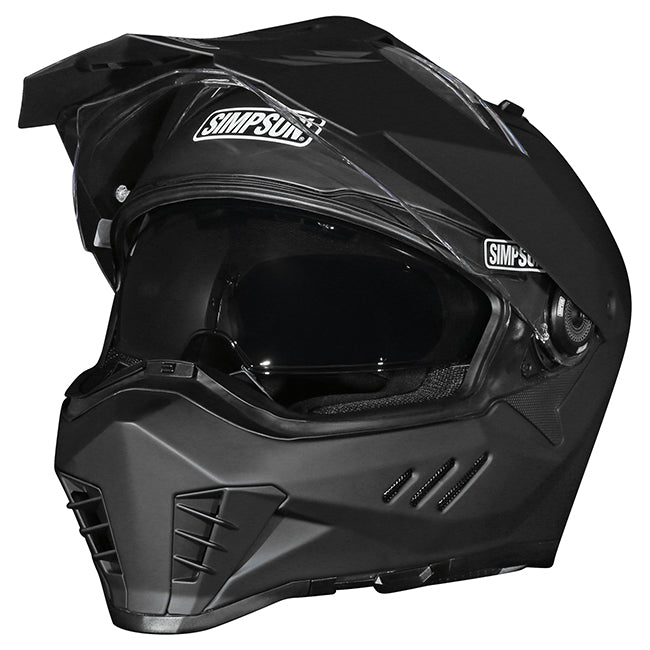 Simpson Xcursion ADV Helmet-Full Face – XS Matte Black