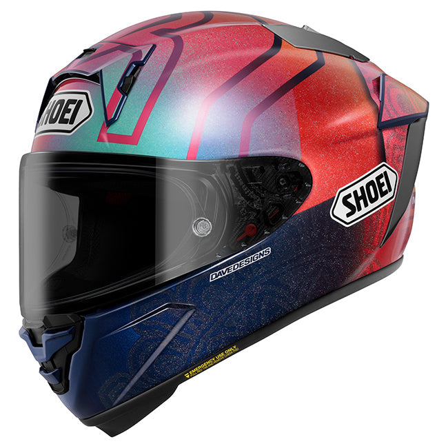 Shoei X-SPR Pro Helmet - Marquez Holi TC-1