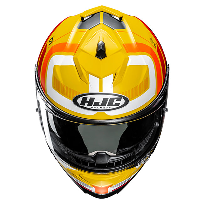 HJC i71 Helmet - Viz MC-3SF-Full Face – XS Yellow/Black/Red