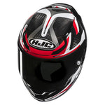 HJC RPHA 12 Carbon Helmet - Xentra MC-1-Full Face – XS Black/Red