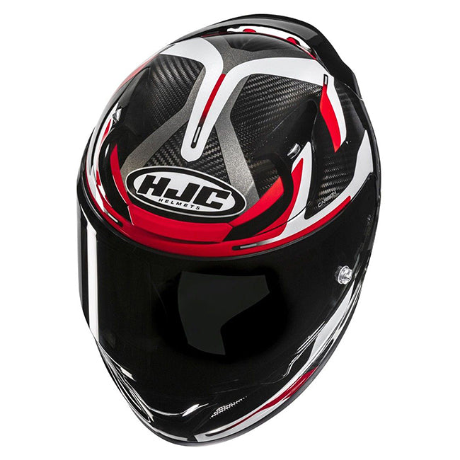 HJC RPHA 12 Carbon Helmet - Xentra MC-1-Full Face – XS Black/Red