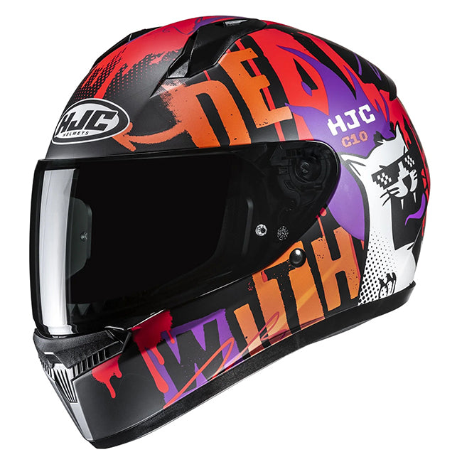 HJC C10 Helmet - Fop MC-7SF