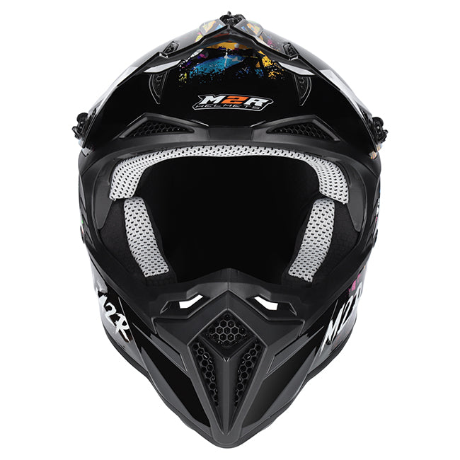 M2R X2.1 Youth Helmet - Emoji PC-10-MX/Off-Road – YS Black