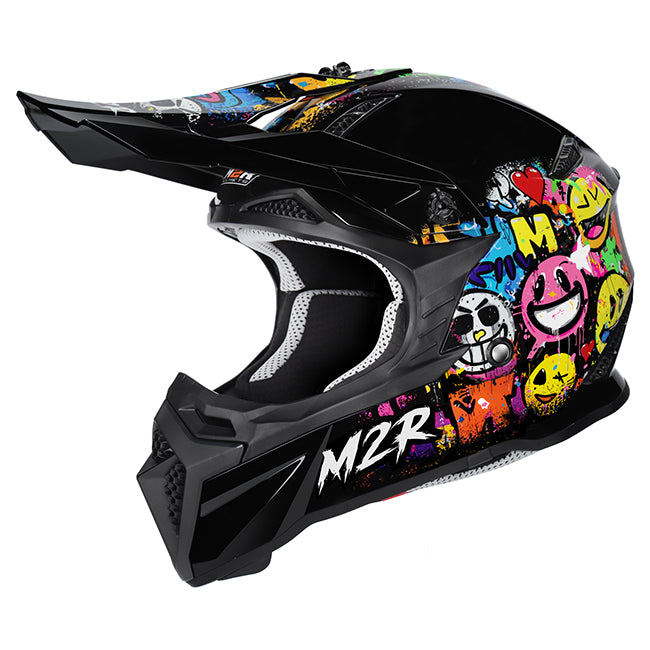 M2R X2.1 Youth Helmet - Emoji PC-10