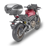GIVI SPECIFIC REAR RACK - HONDA CB650R 21- (NEEDS PLATE)