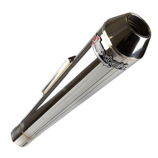 Lextek - AC1 LEFT SIDE CLASSIC SILENCER POLISHED S/STEEL