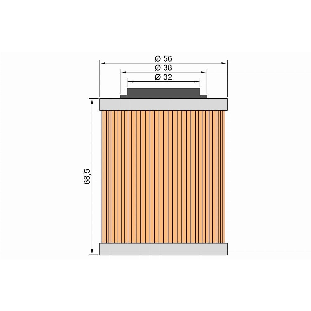 TWIN AIR OIL FILTER - CAN-AM (KN-152)