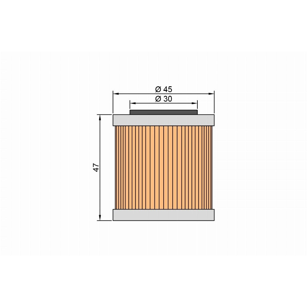 TWIN AIR OIL FILTER - HUSQVARNA (KN-563)
