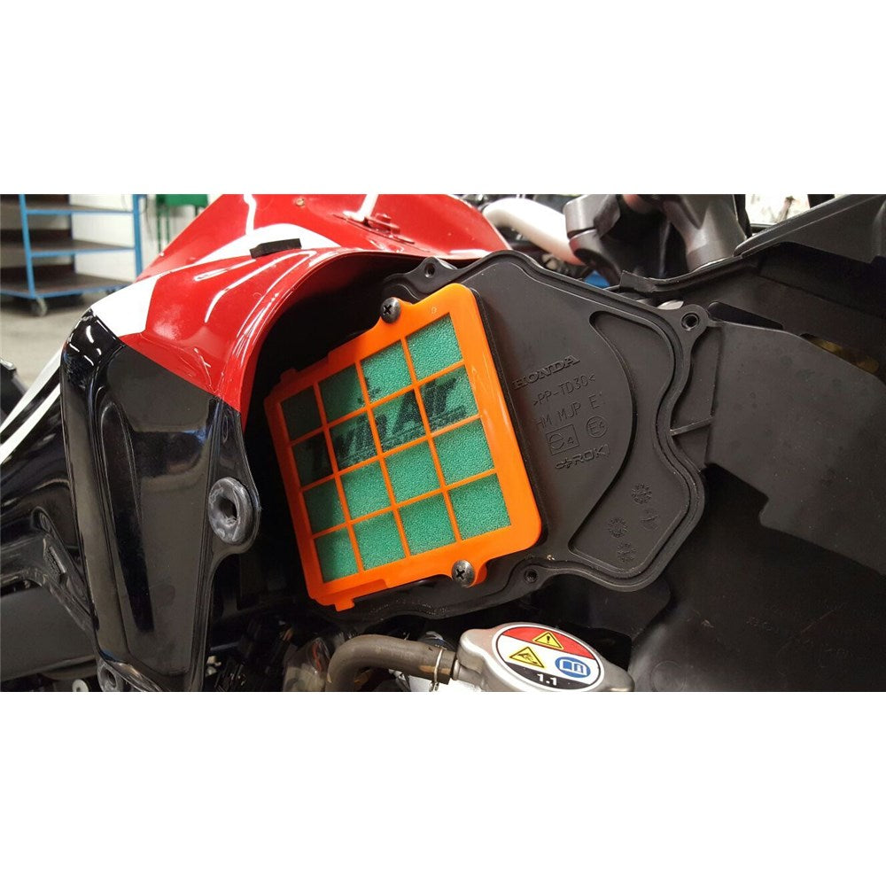 TWIN AIR PRE-OILED AIR FILTER + CAGE (FR) - (2 PCS) HONDA CRF1000L AFRICA TWIN 2016/2019
