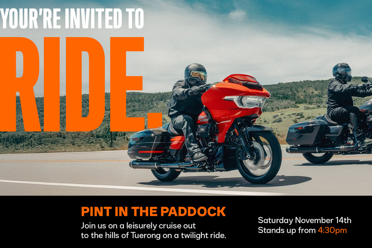 Pint in the Paddock Shop Ride