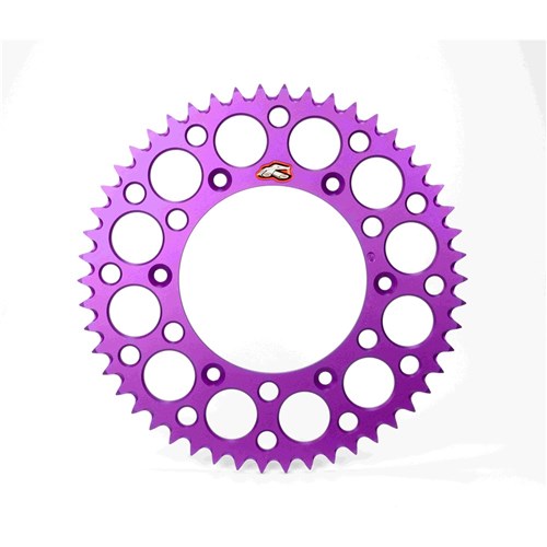 RENTHAL REAR SPROCKET MX ULTRALIGHT GROOVED PUR 48T (154U-520-48GRPE) [SPC01]