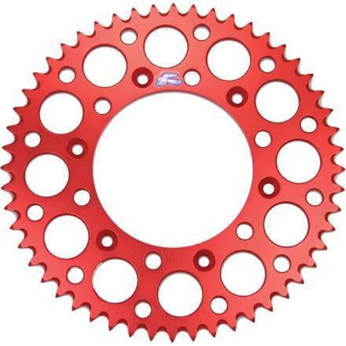 RENTHAL REAR SPROCKET MX ULTRALIGHT GROOVED RED 51T(WILL BECOME 154U52051GRRD) (154V-520-51GRRD) [ONC01]