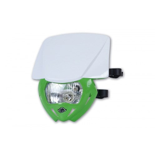 UFO PANTHER HEADLIGHT BASE GRN / UPPER WHT