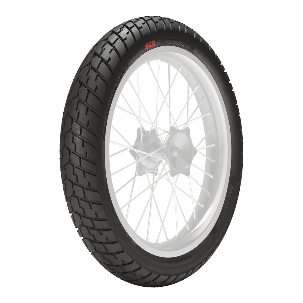 Eurogrip Trailhound SCR 110/70-17 Front Tubeless Tyre (54H Rating  Radial)