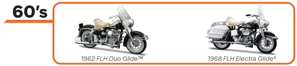 Harley-Davidson Collectable Motorcycle Duo's