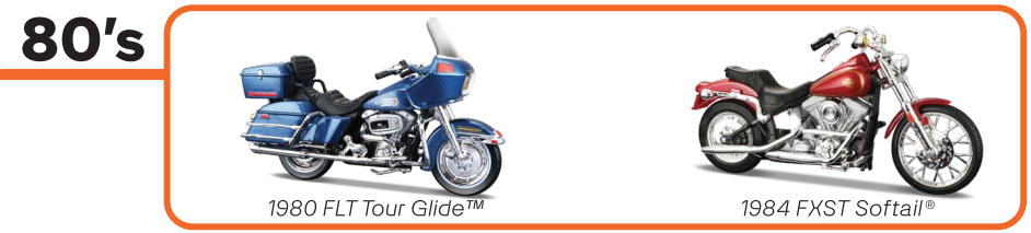 Harley-Davidson Collectable Motorcycle Duo's