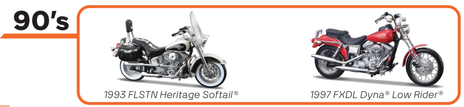 HARLEY-DAVIDSON Collectable Motorcycle Duo's