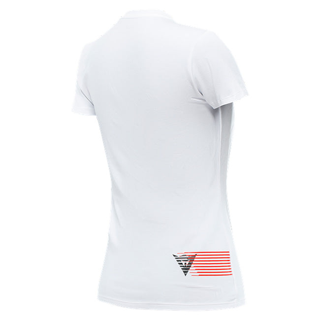 Dainese Logo T-Shirt - Ladies - XS - White/Black