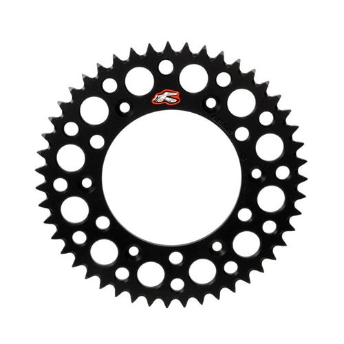 RENTHAL REAR SPROCKET MX ULTRALIGHT GROOVED BLK 54T (224U-520-54GPBK)