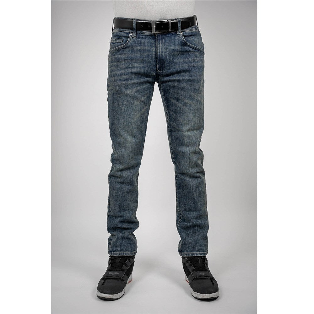 BULL-IT 24 MENS AJAX STRAIGHT (AA) REGULAR - STEEL BLU (38)