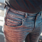 BULL-IT 24 MENS AJAX STRAIGHT (AA) REGULAR - STEEL BLU (38)